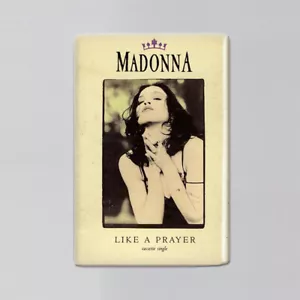 MADONNA / LIKE A VIRGIN - 2" x 3" MOVIE POSTER MAGNET (90s retro pop tape) - Picture 1 of 2
