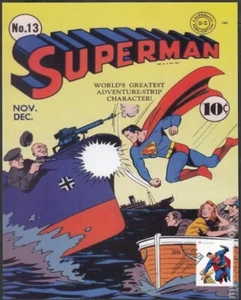 CANADA Sc #2679/83.87 SUPERMAN 75th ANN PHOTO with STAMP FIRST DAY CANCELLED - Picture 1 of 1