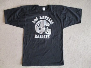 Vintage BIKE Los Angeles LA Raiders Single Stitched T Shirt 80s 90s Men's LARGE - Picture 1 of 10