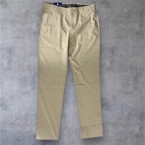 Izod Pants Boys 14 Chinos Khakis Flat Front Adjustable Waist Comfort Trousers - Picture 1 of 8