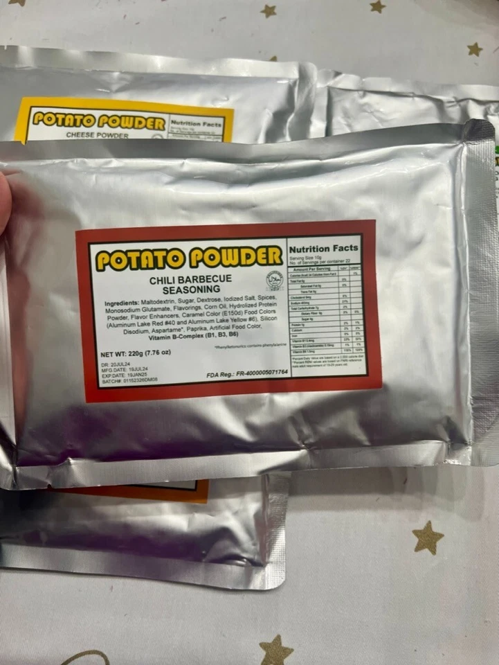 Potato Corner Fries Powder Chili BBQ 220g Expires April 2026 - Image 1 of 1