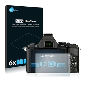 Olympus OM-D E-M5, 6 x Transparent ULTRA Clear Camera Screen Protector - Picture 1 of 3