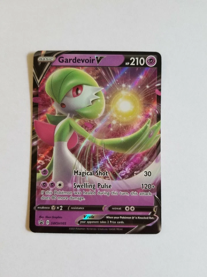 GARDEVOIR V SWSH105 Sword Shield Promo Pokemon Card Near Mint - Image 1 of 1