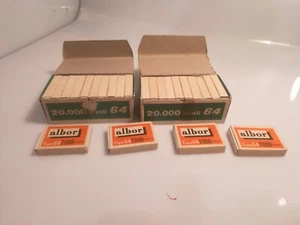 Punte per puntatrice CUCITRICE graffette  6X4 MM ALBOR  20000 pz VINTAGE - Picture 1 of 9