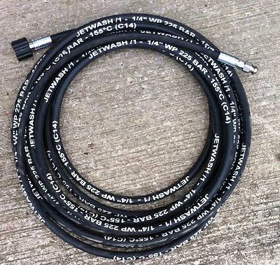 CH DRAIN CLEANING THE RAT - 10 Metre M22 Karcher Pressure Washer Drain Sewer Cleaning Jetting Hose