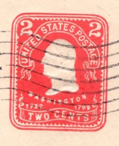 Deerfoot Farm Dairy Boston Ovate #4 Flag 1905 2c Washington Embossed Cover 3f - Picture 1 of 3