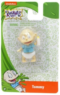 Rugrats Tommy 1.5-Inch Mini Figure, New in Blister Collectible Card - Изображение 1 из 3