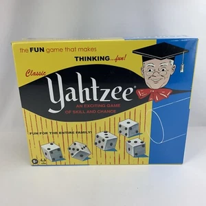 Classic YAHTZEE Dice Game Retro Styling Hasbro New & Sealed - Picture 1 of 6