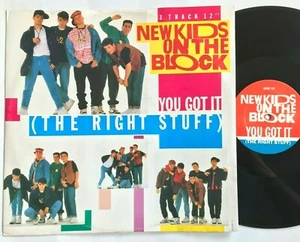 NEW KIDS ON THE BLOCK You Got It The Right Stuff Vinyl 12" - Picture 1 of 5