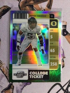 2022 Chronicles Draft Optic Contenders Kayvon Thibodeaux Rookie - Mint Prizm RC - Picture 1 of 2