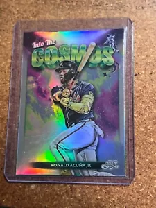2024 Cosmic Chrome Into The Cosmos # ITC-10 Ronald Acuna Jr. - Picture 1 of 2