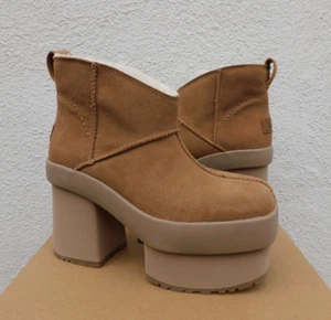UGG CLASSIC NEW HEIGHTS 3" PLATFORM MINI BOOTS, WOMEN US 6/ EUR 37 ~NEW - Picture 1 of 7
