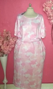 WOMEN PLUS SIZE FLORAL HALF SLEEVE MAXI DRESS ( SIZE 2XL ) - Picture 1 of 2