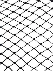 Heavy Duty Netting for Bird Poultry Aviary Game Pens 25' X 50' Net Black Mesh - Picture 1 of 6