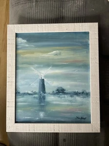 Hunsett Mill, Norfolk By Tim Frost, Oil On Canvas - Picture 1 of 3