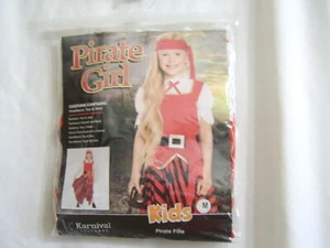 PIRATE GIRL COSTUME NIP KIDS SIZE MEDIUM (5-6 YEAR OLD) :B19-6 - Picture 1 of 1