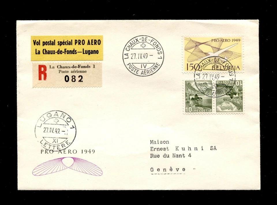 Suiza Núm 518a Correo Aéreo De La Chause Dependiendo Ginebra (DÖ33) - Imagen 1 de 1