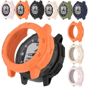 Case Cover Half Wrap Armor Accessory TPU For Garmin Instinct Crossover Watch - Picture 1 of 18
