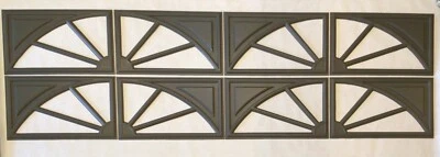 8 Inserto de repuesto de rueda de vagón Amarr panel corto puerta de garaje gris carbón  Foto 1 de 4