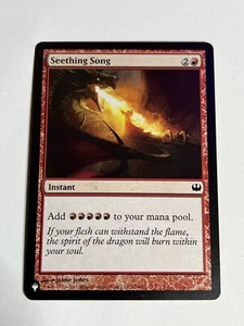 Magic The Gathering - Seething Song - The List - M/NM - Magic The Gathering - Legacy - Commander - Imagen 1 de 2