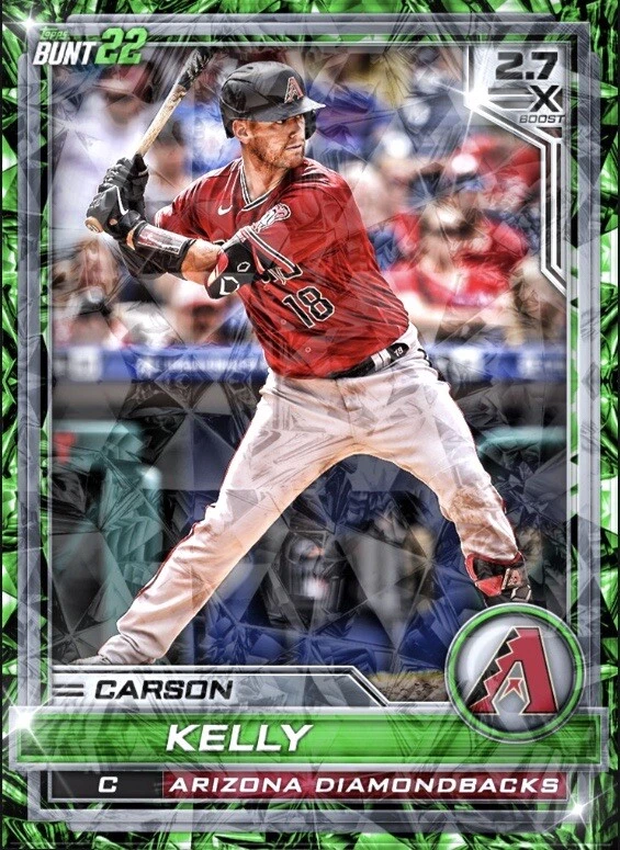 [DIGITAL CARD] Topps Bunt - Carson Kelly - Tribute 22 S1 - Emerald 2.7x - Image 1 of 1
