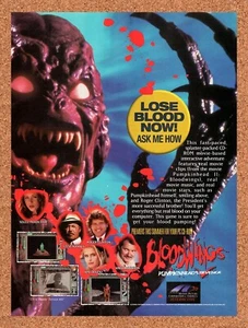 Bloodwings Pumpkinhead's Revenge 1994 MS-DOS anuncio original/arte de pared retro v1 - Imagen 1 de 4