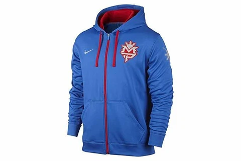 NIKE mens Small MANNY PACQUIAO THERMA FIT Hyperko HOODIE JACKET RARE! Blue Cover