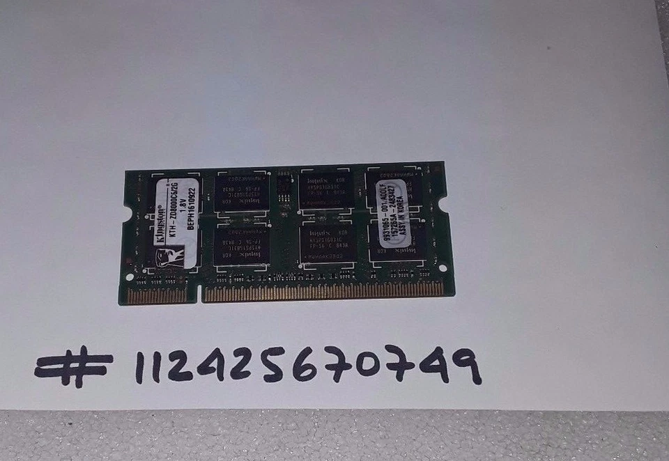   2GB SoDimm PC2-6400 6400 DDR2 DDR-2 800mhz 800 Laptop 200-pin Memory RAM - Image 1 of 1