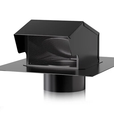 Tapa de ventilación de techo - Hon&Guan 6 pulgadas ventilaciones de techo para casas acero galvanizado 6"" ex... Foto 1 de 4