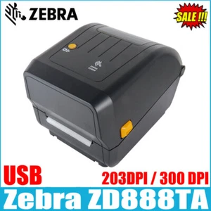 Impresora de escritorio Zebra ZD888TA de 4 pulgadas térmica directa + transferencia térmica 203/300 DPI - Imagen 1 de 10