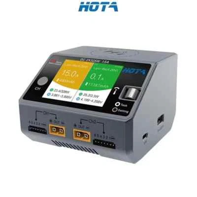 HOTA D6 Dual Smart Charger DC650W 15A Maximum current for 1-6S Lipo LiHV Battery - Image 1 of 4
