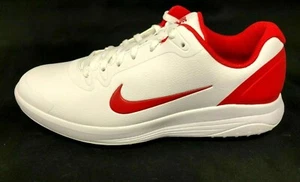 Scarpe da golf Nike Infinity G bianche/rosse uomo taglia 10,5 nuove con scatola CT0535103 - Foto 1 di 2