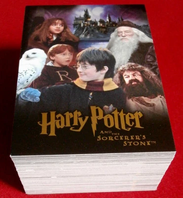HARRY POTTER, SORCERER'S STONE - COMPLETE BASE SET (90 cards) ARTBOX 2005 - Image 1 of 4