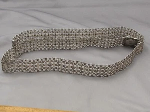 Fine Antique ASIAN Silver FILIGREE BELT-32 Inches Max-Marked 100% - Picture 1 of 5