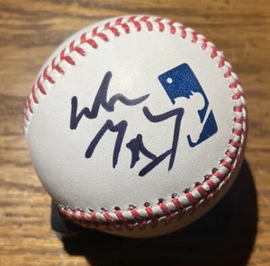 Béisbol Rangers Oilers Wayne Gretzky FIRMADO AUTOMÁTICAMENTE Rawlings Grandes Ligas - Certificado de Autenticidad JSA - Imagen 1 de 4