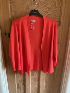 BNWOT Damart Stretchy Edge To Edge Cardigan Size L 18/20 - Picture 1 of 2