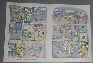 Spongebob Squarepants 2 Page Comic Strip 2002  - Picture 1 of 1