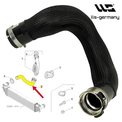 Ladeluftschlauch Turboschlauch für Fiat Egea Tipo 1.6 D / 1.6 Multijet 52082473 - Bild 1 von 4