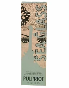 Pulp Riot Sea Glass Hair Color Light Green Semi Permanent 4 oz New  Pulpriot - Picture 1 of 1