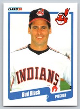 1990  Fleer #486 Bud Black Cleveland Indians