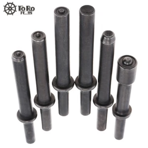 Brocas de cabeza de impacto de remache sólido de acero 6 piezas para removedor de pernos de perno de perno perforador de cincel de aire - Imagen 1 de 9