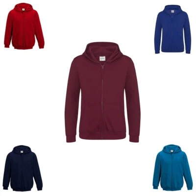 Just Hoods Kinder Kapuzenpullover Zoodie Kapuzen Jacke Sweatshirt Sweater Pulli
