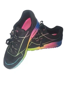 Skechers Air Uno Pop of Sunshine Sneaker Shoes Women's Size 9.5 Low Top Rainbow - Picture 1 of 12