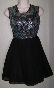 LOVE REIGN Black Sequin Dress sz 5 Sooo PRETTY! EUC! LOW PRICE!! - Picture 1 of 11