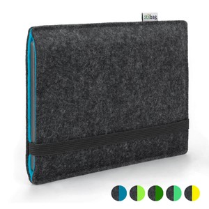 e-Reader Tasche - Tolino Vision 5 - FINN anthrazit GREEN Filz Hülle