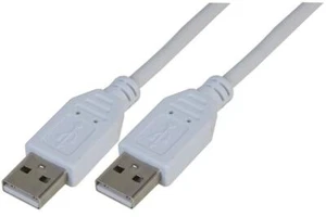 PRO SIGNAL - Câble USB2.0 A Mâle à Mâle, Blanc 1m - Photo 1/1