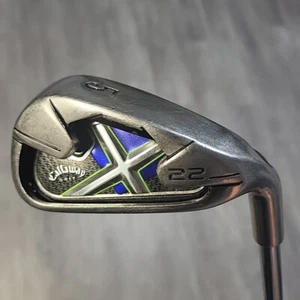 Callaway X-22 Single 5 Iron Steeltrue Temper Dynamic Gold Mens 38 Inch RH - Picture 1 of 12