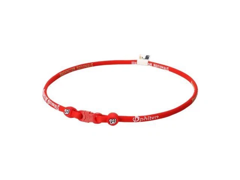 Phiten Baseball MLB Washington Nationals X30 Titanium Necklace Size 18" New Cover