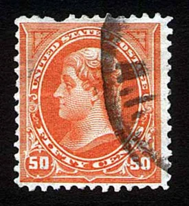 #260 - 50ct Jefferson - schöne Ränder - Bild 1 von 2