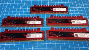 5x G.SKILL RIPJAWS F3-10666CL9Q-16GBRL DDR3 1333 1.5V - 4GB x 5 - USED - Working - Picture 1 of 3